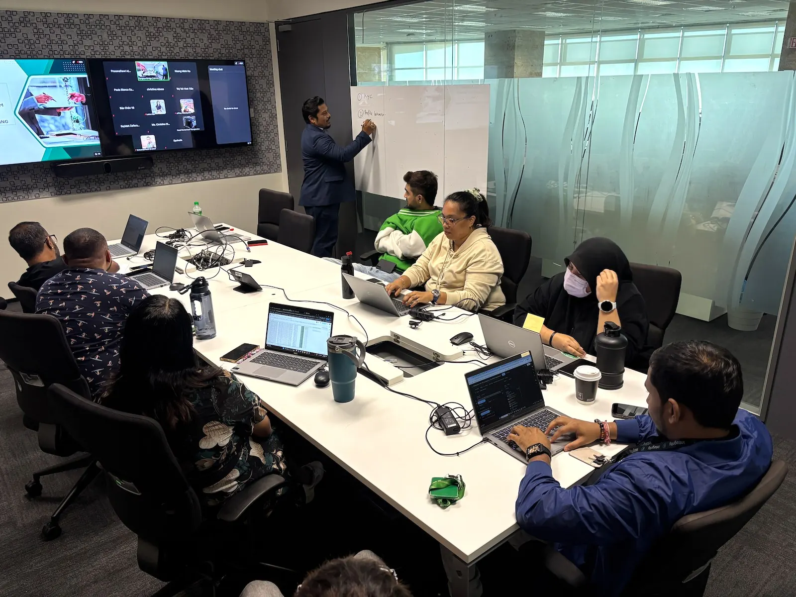Tetra Exponus corporate training in a boardroom setting